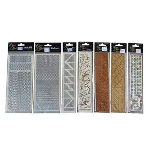 Stampendous Class A Peel Stickers Lot Butterfly Hearts Borders Corners Circles